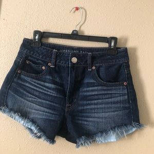 Somewhat High Rise American Eagle Jean Shorts